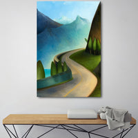 Sea to Sky highway painting