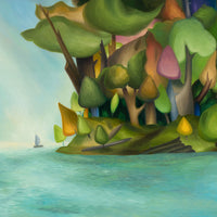 Sailboat Canvas Prints Colourful