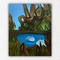 Spooky Forest Oil Paintings