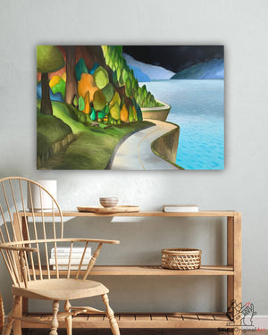 Sea to Sky highway painting