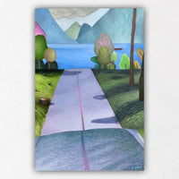 Road Beach Paintings