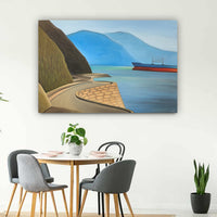 Stanley Park Seawall Oil Paintings
