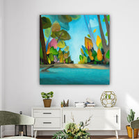 Colorful Glacier Water Paintings