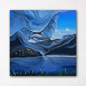 Blue Mountain Painting Canadian Modern Artist