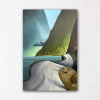 Winding Road Paintings Whistler Highway
