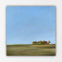 Simplistic Modern Landscape Art Trees