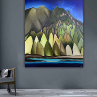 Mountain Paintings Vancouver Wall Art Decor