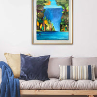 Framed colourful wall art Vancouver
