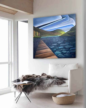 Cultus Lake Painting