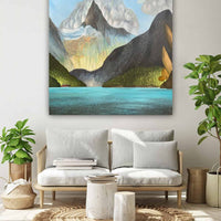Desolation Sound Oil Painting