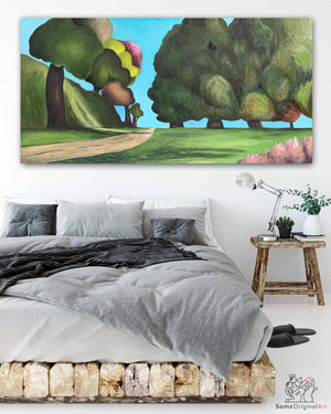 Colorful Tree Paintings Vancouver