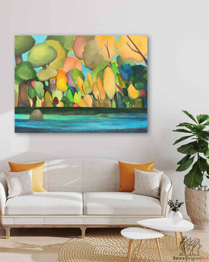 Colorful Tree Painting Vancouver