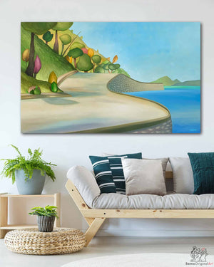 Stanley Park Seawall Paintings Vancouver