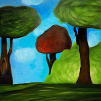 Colorful Tree Paintings