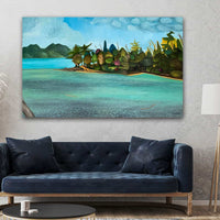 Colorful Gulf Island Paintings