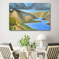 River Cloud Kamloops Paintings