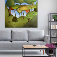 Super Mario Landscape Oil Paintings