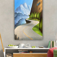Winding Road Paintings and Canvas Prints for Sale