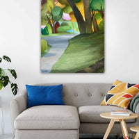 Colorful Vancouver Path Paintings