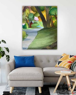 Colorful Vancouver Path Paintings
