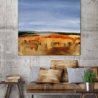 Blue Sky Horizon Paintings and Canvas Prints