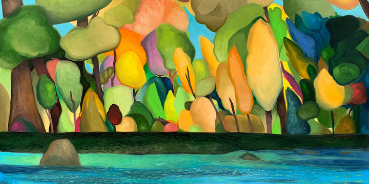 Sam Siegel Paints Abstract Landscapes Inspired by the 'Great Northwest'