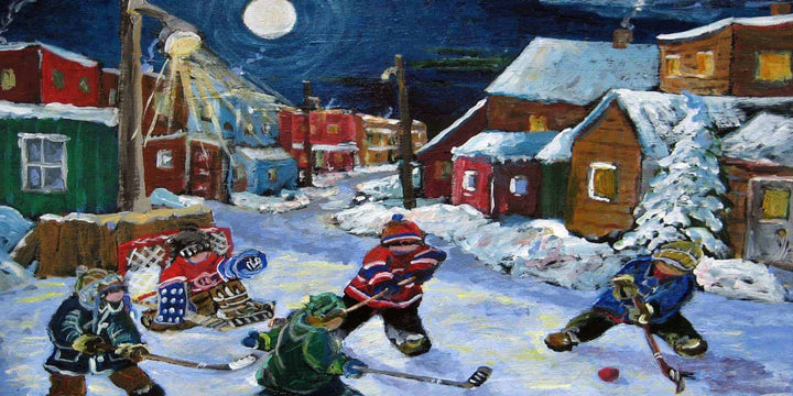 Richard Brodeur -Canuck hockey legend turns his passion to painting.