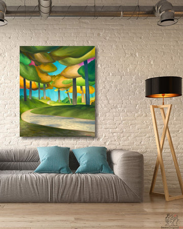 whimsical art for loft