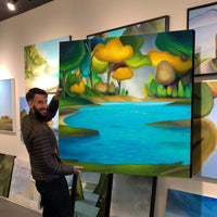 Whimiscal Autumn Tree Paintings