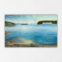 Departure Bay Oil Painting BC Artist