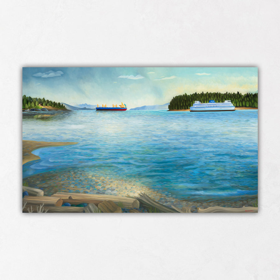 Departure Bay Oil Painting BC Artist