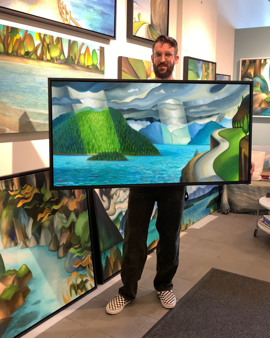 Whistler Highway Painting