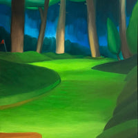 golf course canvas art