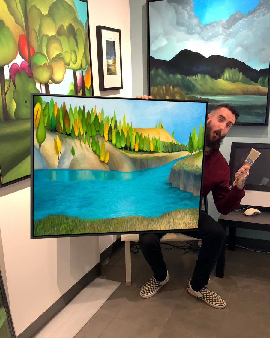 Miles Canyon Canvas Prints