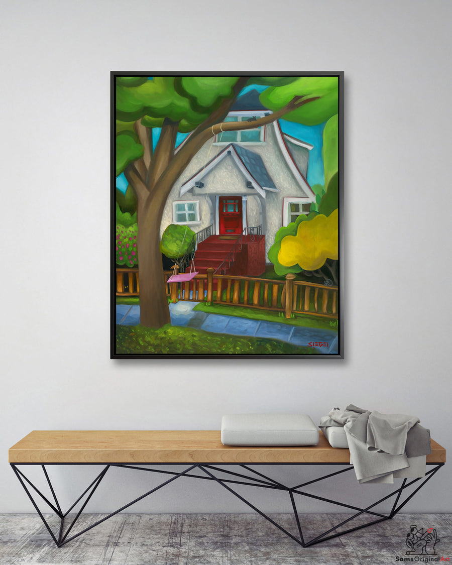 Whimsical House Paintings for Sale