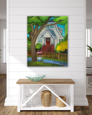 Whimsical Home Painting for sale