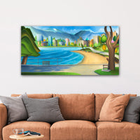Kitsilano Beach Painting Vancouver