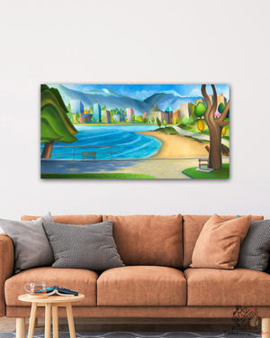 Kitsilano Beach Painting Vancouver