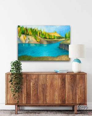 Miles Canyon Canvas Prints