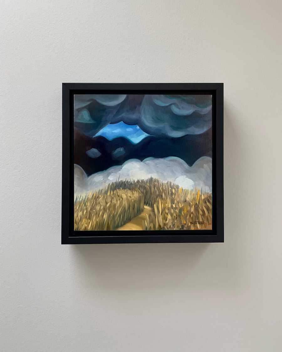 Tall Grass Black Sky Paintings