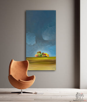 Whimsical Prairie Painting