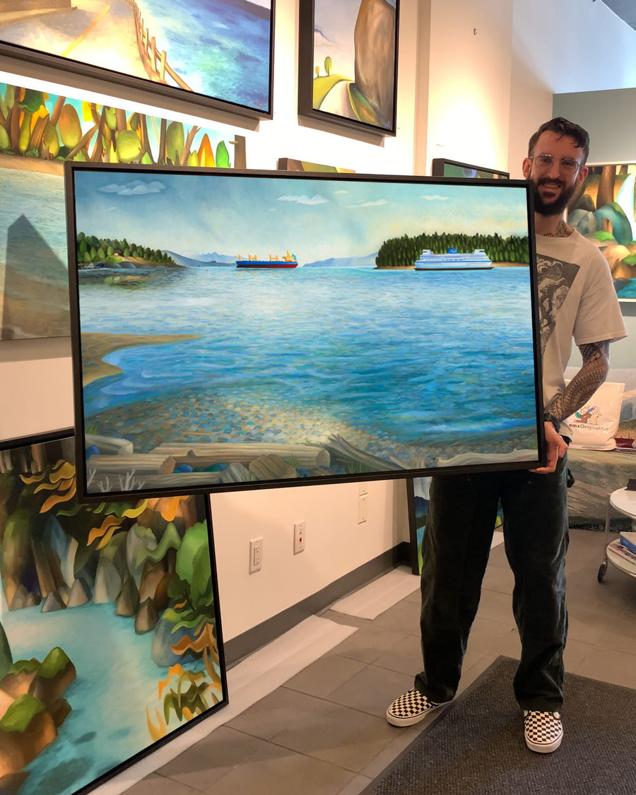 Departure Bay Oil Paintings