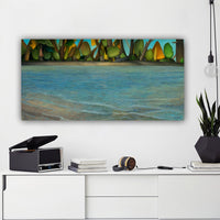 Pacific Northwest Island Cove Painting