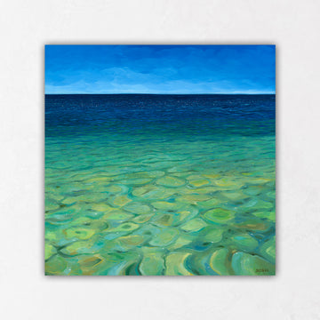 Tropical  Seascape Original Oil Painting