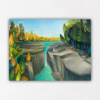 Catskill Mountain Waterfall Paintings