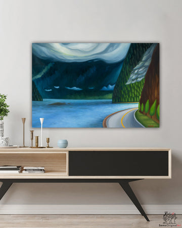 Sea to Sky Highway Painting