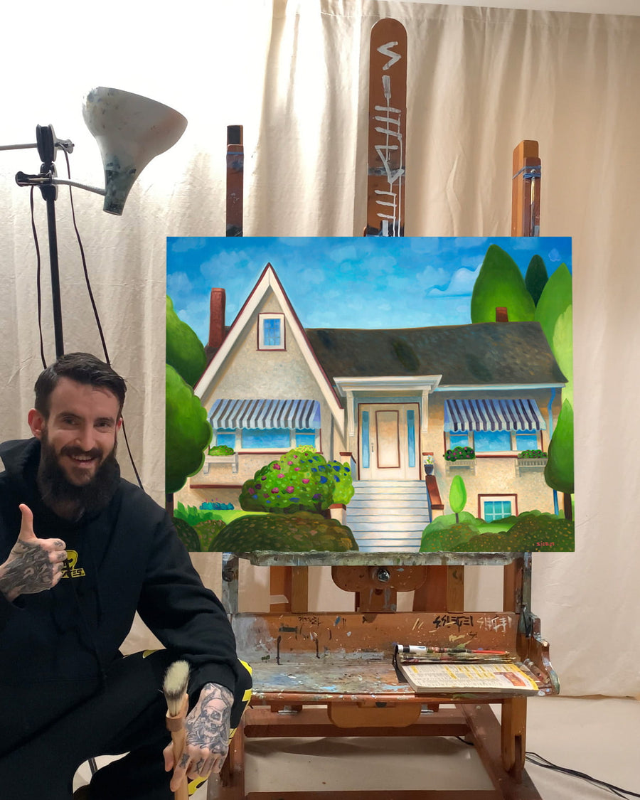 Painting of Vancouver Homes