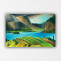 Vaseux Lake Vineyards Original Painting