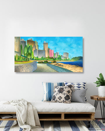 West Vancouver Seawall Painting