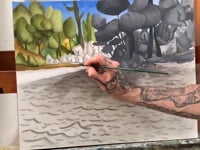 River painting videos